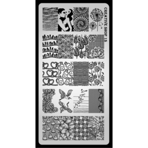 Creative shop stamping plate 1-S