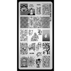 Creative shop stamping plate 17-S