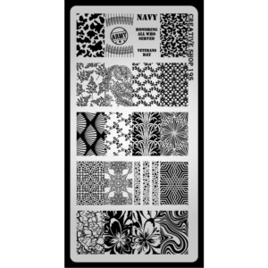 Creative shop stamping plate 19-S