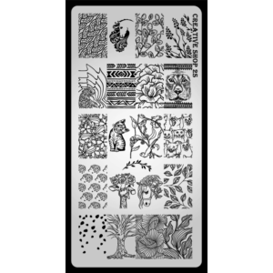 Creative shop stamping plate 2-S