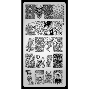 Creative shop stamping plate 4-S
