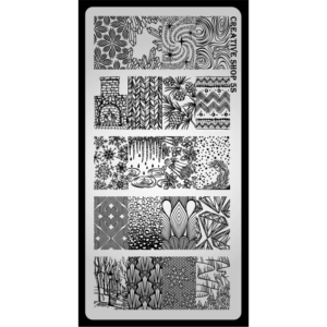 Creative shop stamping plate 5-S