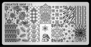 Creative shop stamping plate 111
