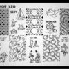 Creative shop stamping plate 120