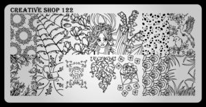 Creative shop stamping plate 122