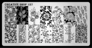 Creative shop stamping plate 127