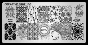 Creative shop stamping plate 153