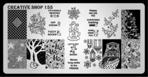 Creative shop stamping plate 155