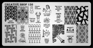 Creative shop stamping plate 156
