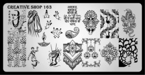 Creative shop stamping plate 163