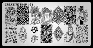 Creative shop stamping plate 164