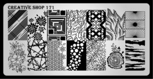 Creative shop stamping plate 171