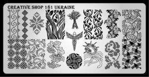 Creative shop stamping plate 181