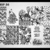 Creative shop stamping plate 36