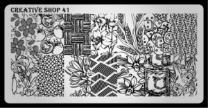 Creative shop stamping plate 41