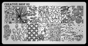 Creative shop stamping plate 60