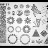 Creative shop stamping plate 77