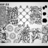 Creative shop stamping plate 83