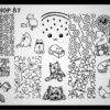 Creative shop stamping plate 87