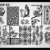 Creative shop stamping plate 88