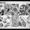 Creative shop stamping plate 89