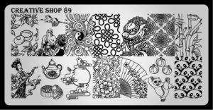 Creative shop stamping plate 89