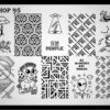 Creative shop stamping plate 95