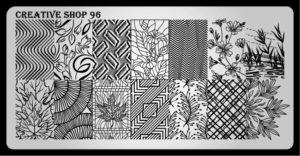 Creative shop stamping plate 96