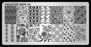 Creative shop stamping plate 99