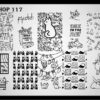 Creative shop stamping plate 117