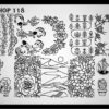 Creative shop stamping plate 118