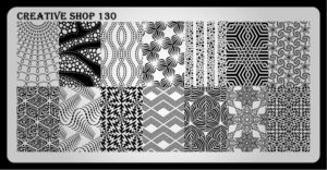 Creative shop stamping plate 130