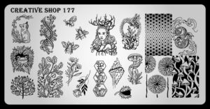 Creative shop stamping plate 177