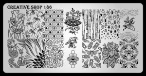 Creative shop stamping plate 186