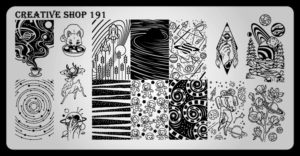 Creative shop stamping plate 191