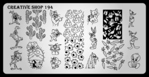 Creative shop stamping plate 194