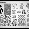 Creative shop stamping plate 208