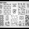Creative shop stamping plate 209
