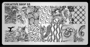 Creative shop stamping plate 28