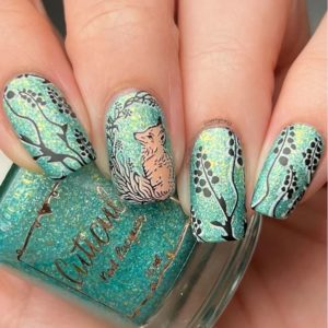 Wendy's Delights: Stamping Plate QA20 from Charlies Nail Art