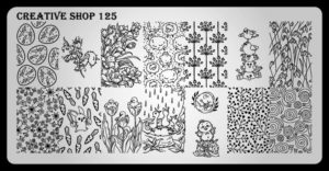 Creative shop stamping plate 125