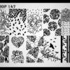 Creative shop stamping plate 147