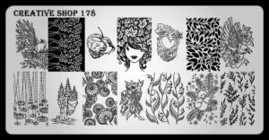 Creative shop stamping plate 178