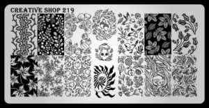Creative shop stamping plate 219