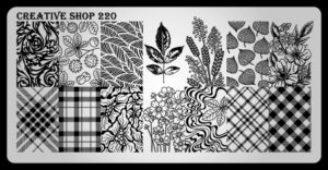 Creative shop stamping plate 220
