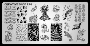 Creative shop stamping plate 228