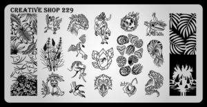 Creative shop stamping plate 229