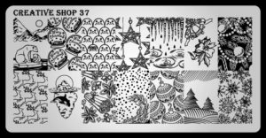 Creative shop stamping plate 37