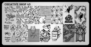 Creative shop stamping plate 45